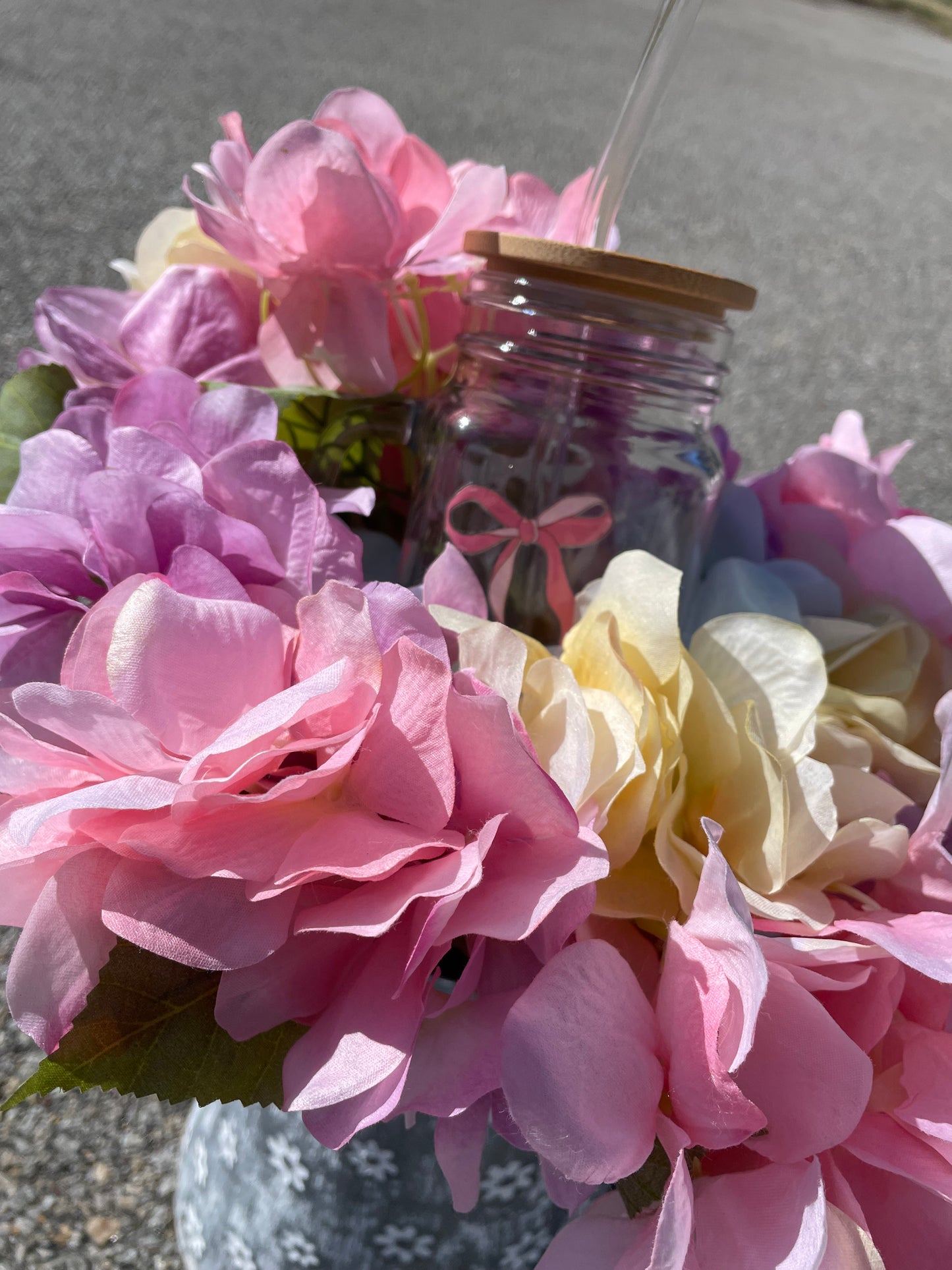 aesthetic bow (and more bow) cup *DEFECT*