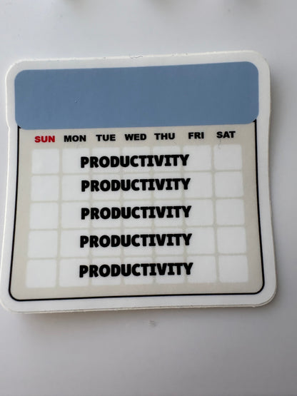 productivity: sticker