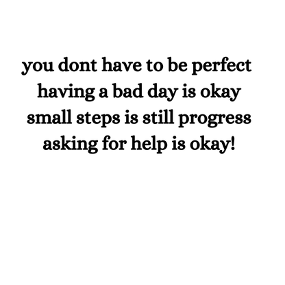 pre order - you don't have to be perfect shirt!!